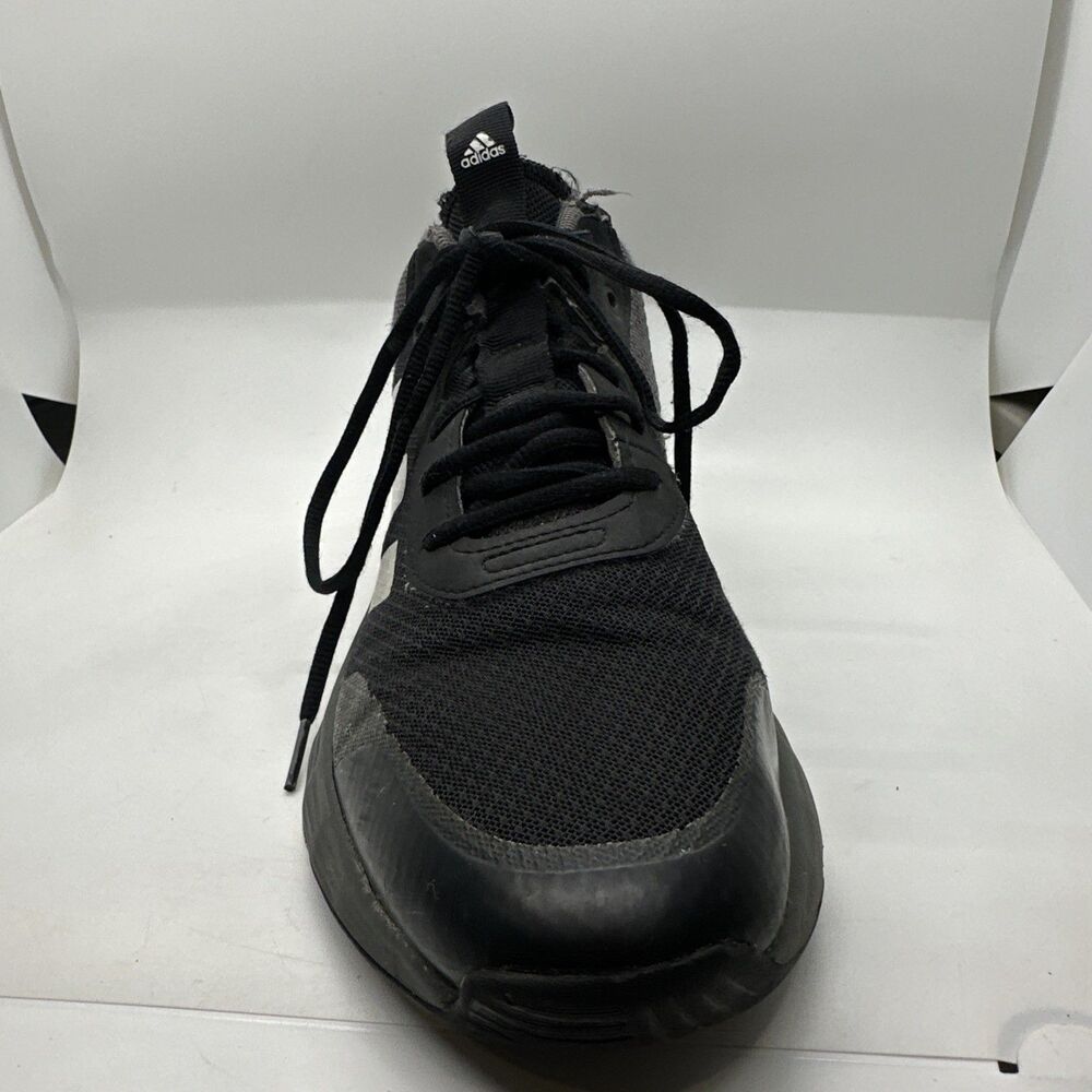 Adidas Own The Game Black White Mens Size 9 - Picture 6 of 14